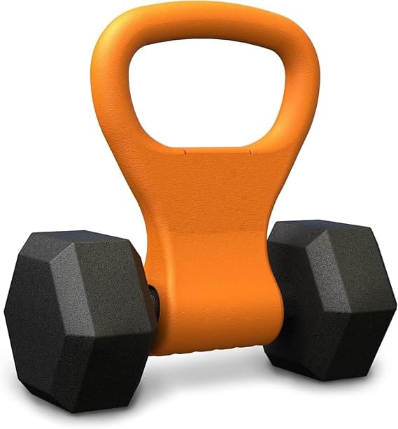 Adjustable Dumbbell to Kettlebell Handle Converter for Home Workout and Belly Fat Exercises