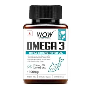 Omega-3 Fish Oil Capsule for Reducing Inflammation and Fatty Liver Support