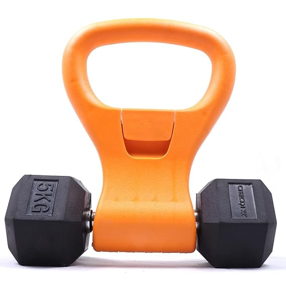 Adjustable dumbbell with grip handle for belly fat loss workout and strength training