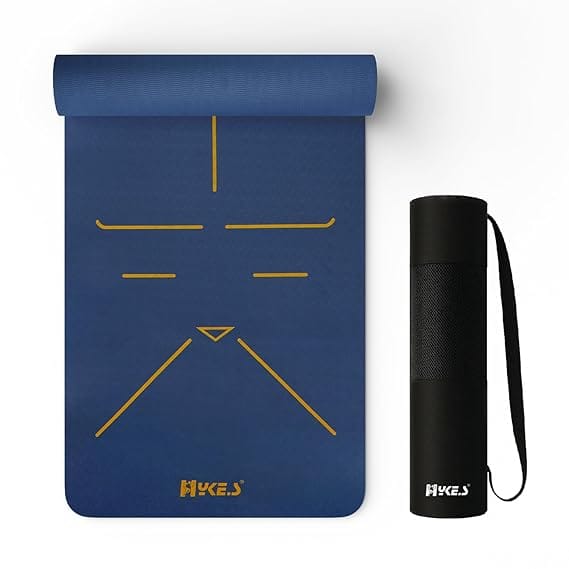 Hyks yoga mat for belly fat loss exercises, workout, and home fitness