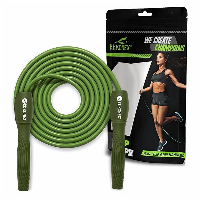 Konex Jump Rope for Cardio, Belly Fat Reduction and Fitness Workout