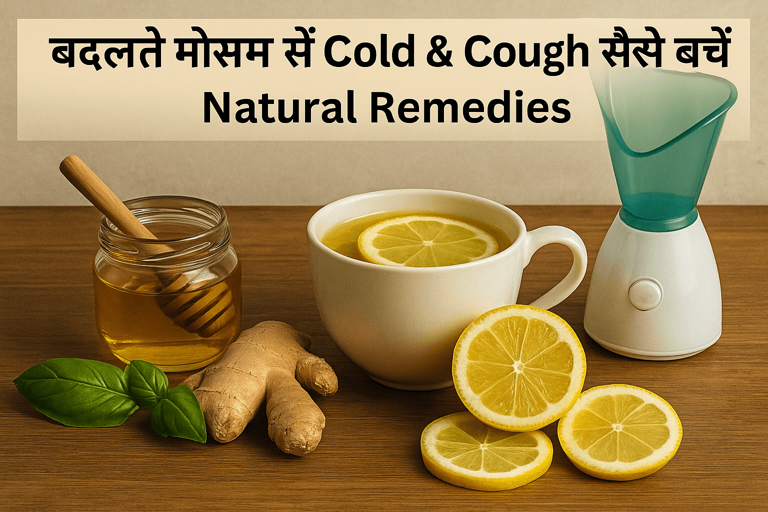 बदलते मौसम में सर्दी और खांसी से कैसे बचें – प्राकृतिक घरेलू नुस्खे