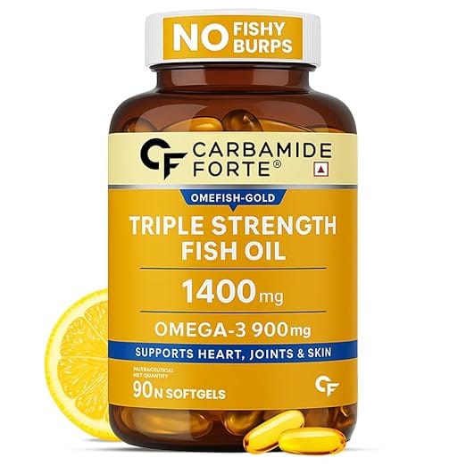 Carbamide Forte Omega-3 Fish Oil 1400 mg for women 30+ – supports heart, joints, brain, and skin health