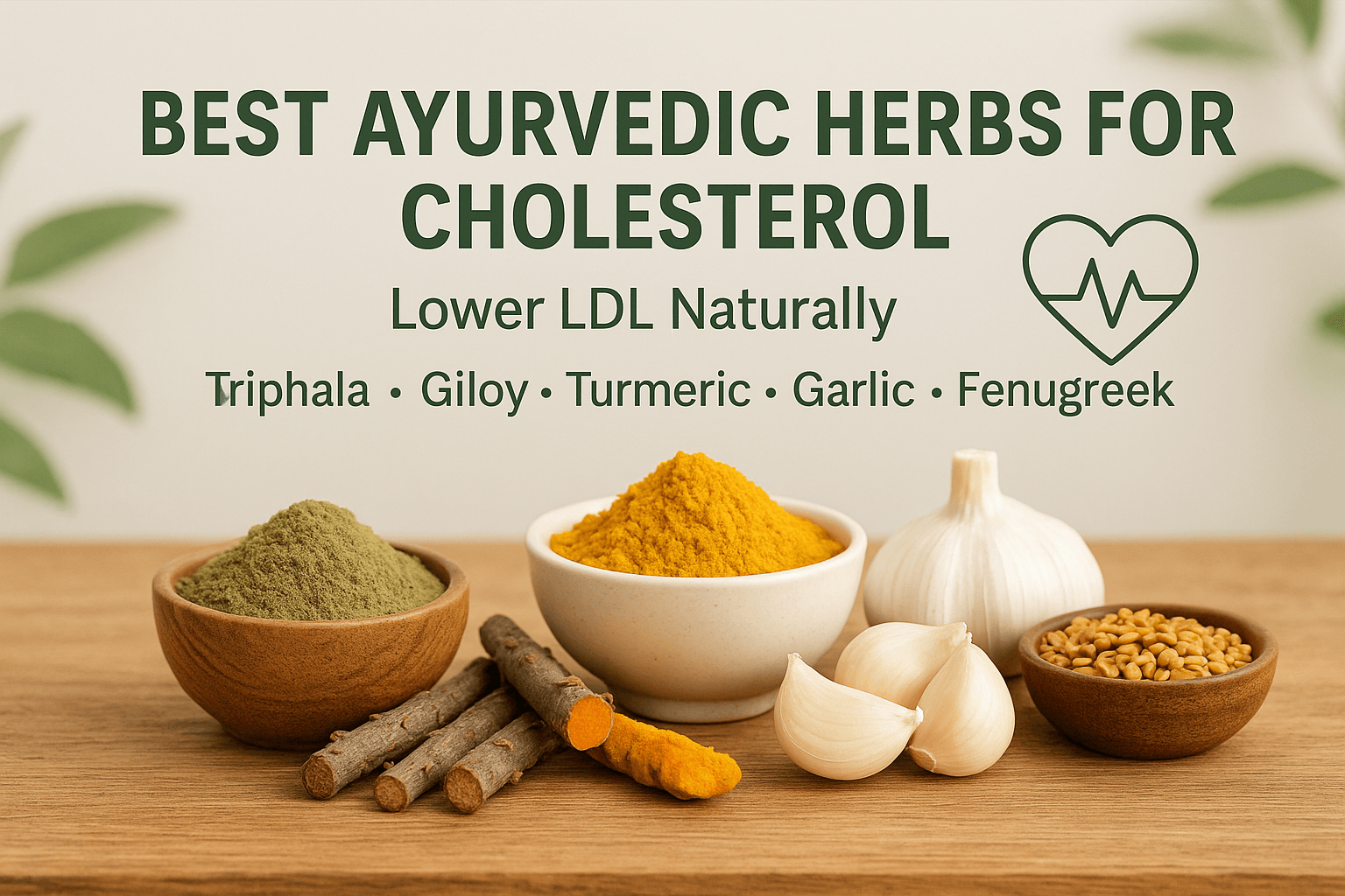 5 आयुर्वेदिक पौधे जो कोलेस्ट्रॉल को नेचुरली कम करते हैं