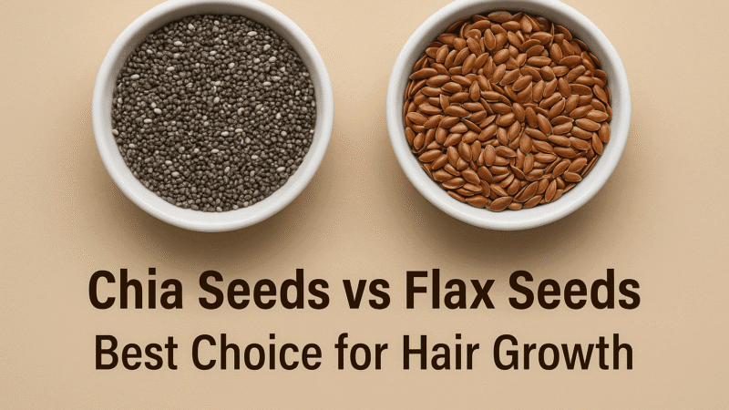 Chia Seeds Vs Flax Seeds: Which One Is Best For Hair Growth?