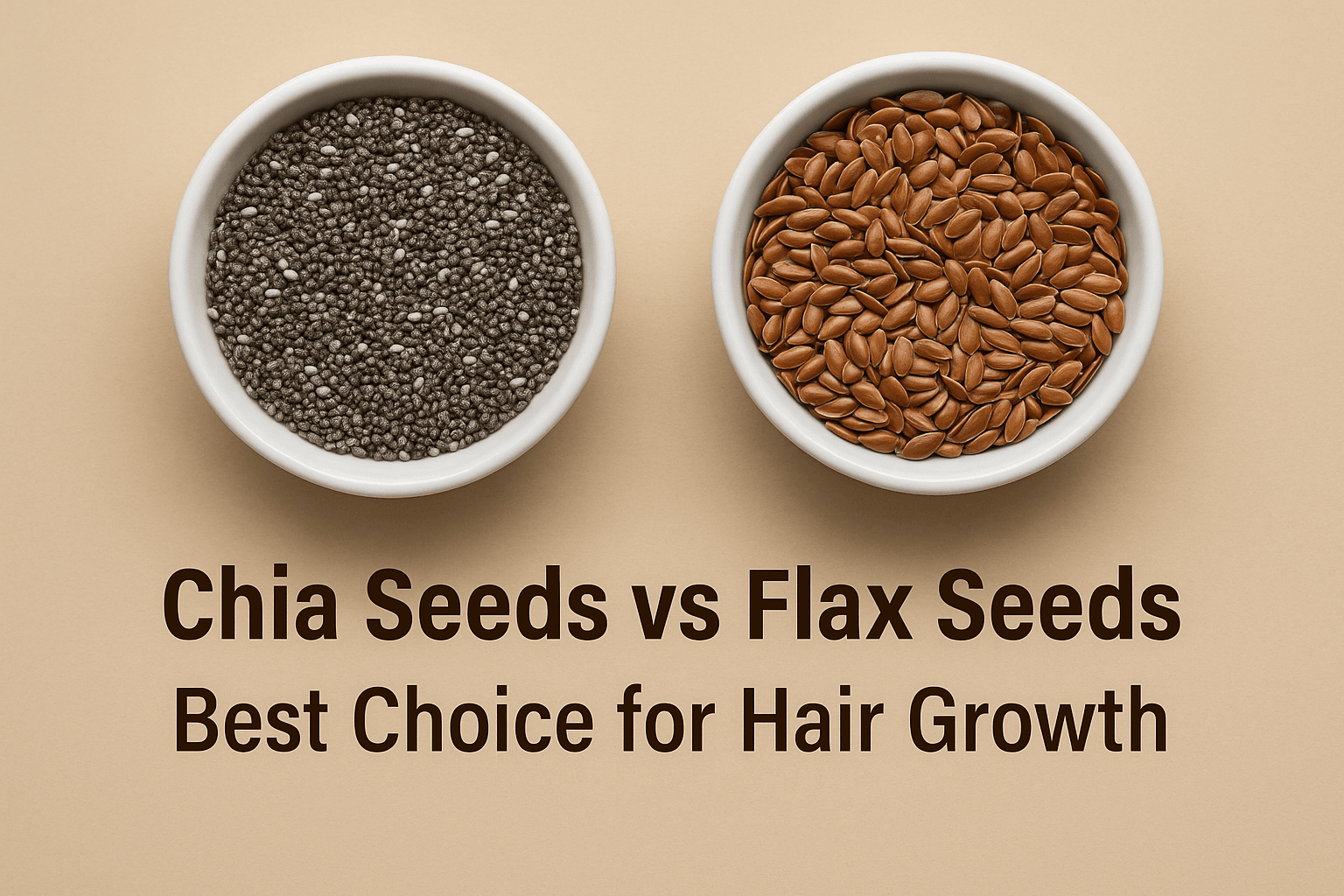 Chia Seeds Vs Flax Seeds: Which One Is Best For Hair Growth?