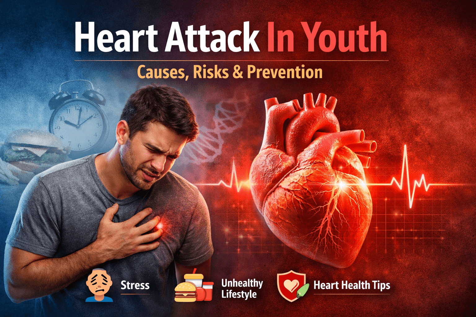 Heart Attacks in Young Adults: Causes, Signs & Prevention for a Heart‑Healthy Future