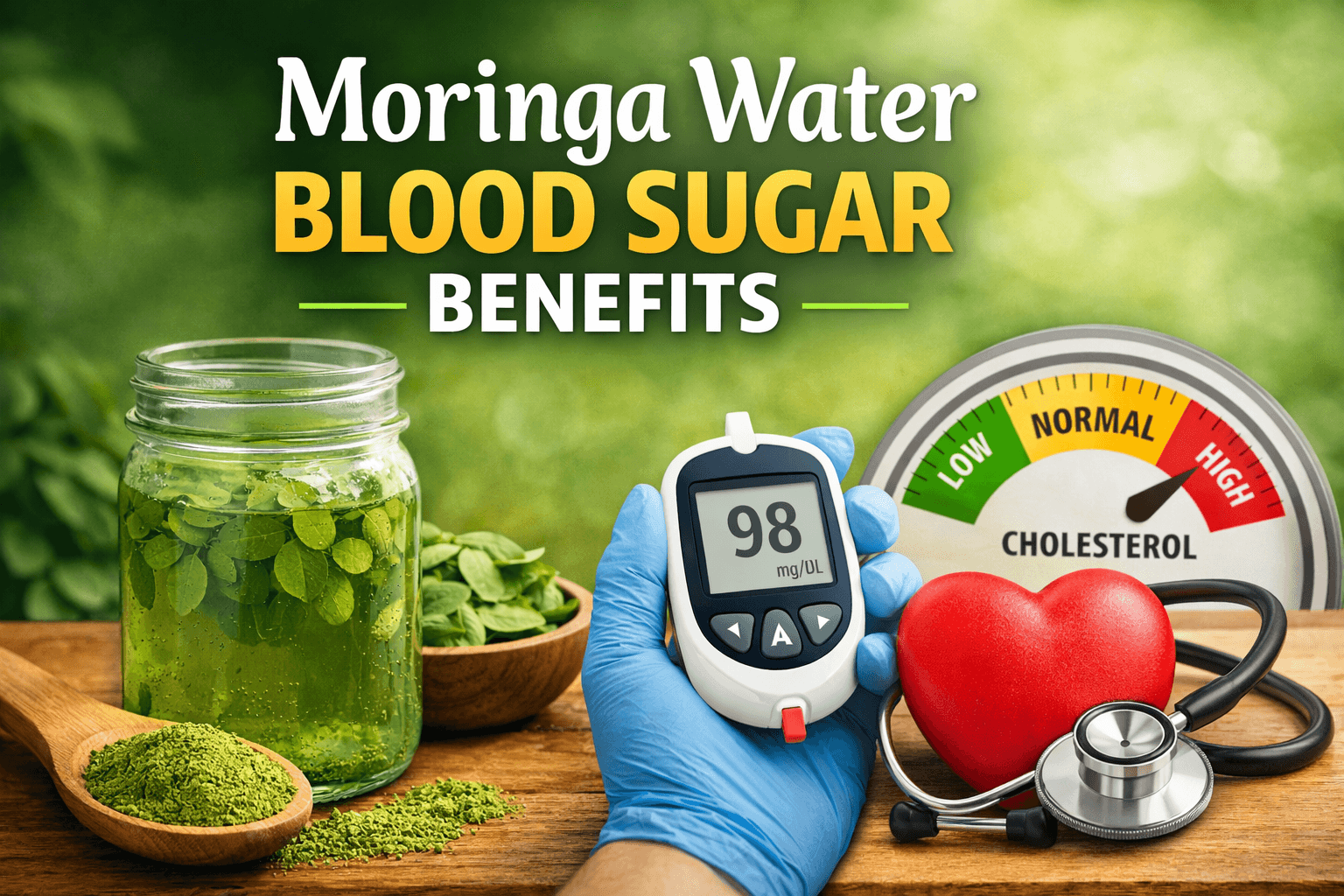 Moringa Water Empty Stomach Benefits for Blood Sugar and Cholesterol Control