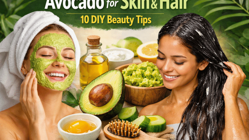 DIY Ways To Use Avocado for Skin and Hair