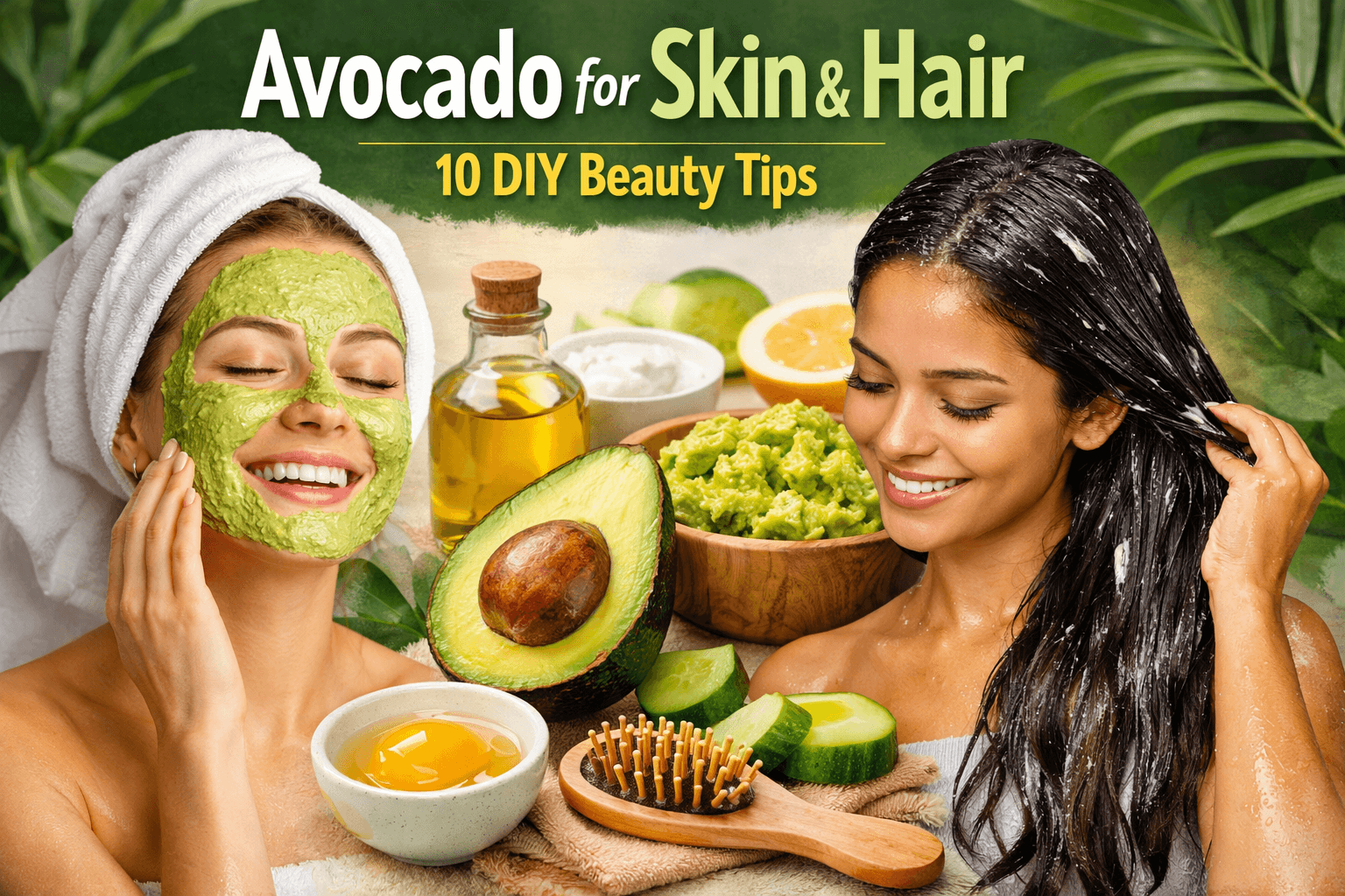 DIY Ways To Use Avocado for Skin and Hair