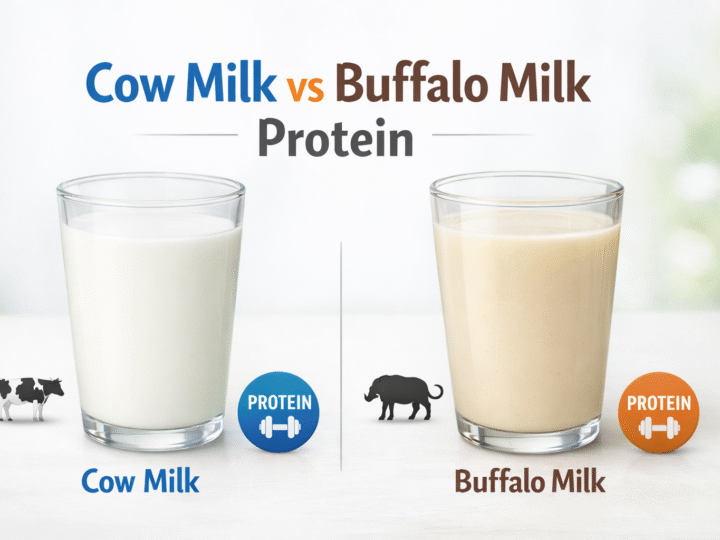 Cow Milk vs Buffalo Milk: Which One Has More Protein?