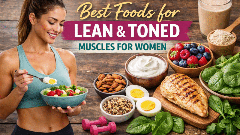 Best Foods for Lean & Toned Muscles for Women