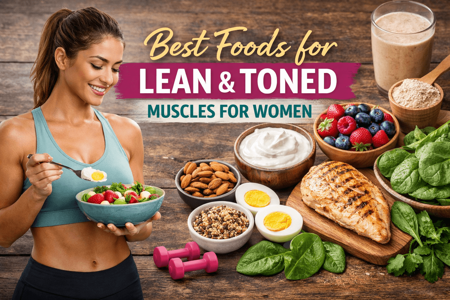 Best Foods for Lean & Toned Muscles for Women