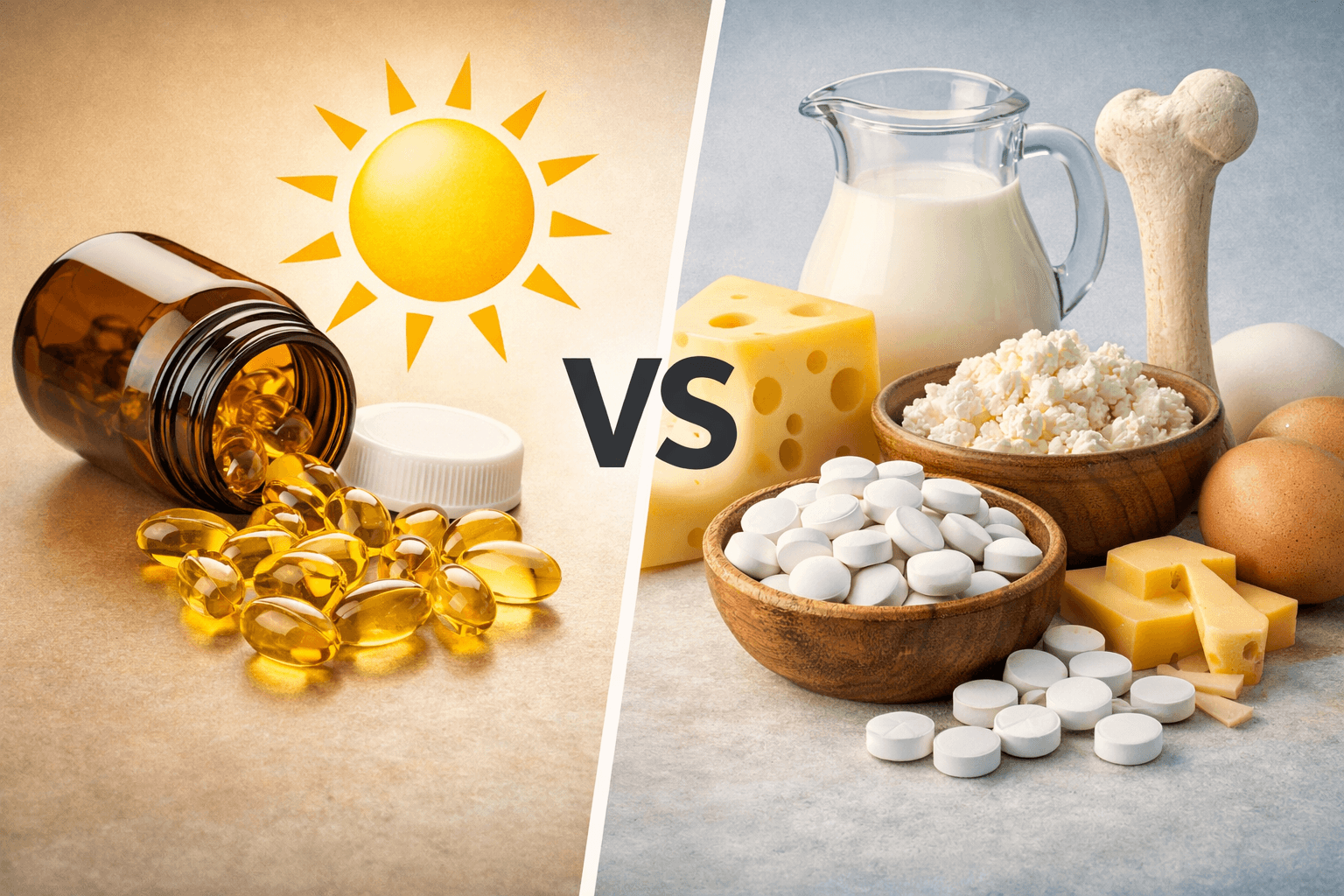 Vitamin D vs Calcium Supplement: Which Is More Important and How to Take Them