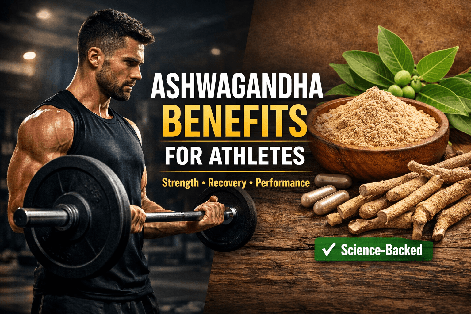 Ashwagandha Benefits for Athletes and Muscle Performance