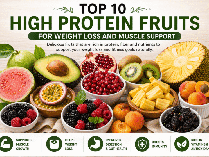 Top 10 High-Protein Fruits for Weight Loss and Muscle Support