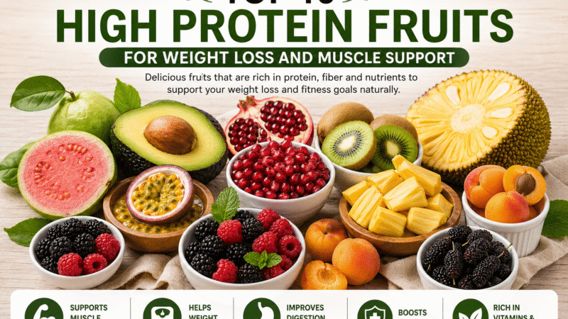 Top 10 High-Protein Fruits for Weight Loss and Muscle Support