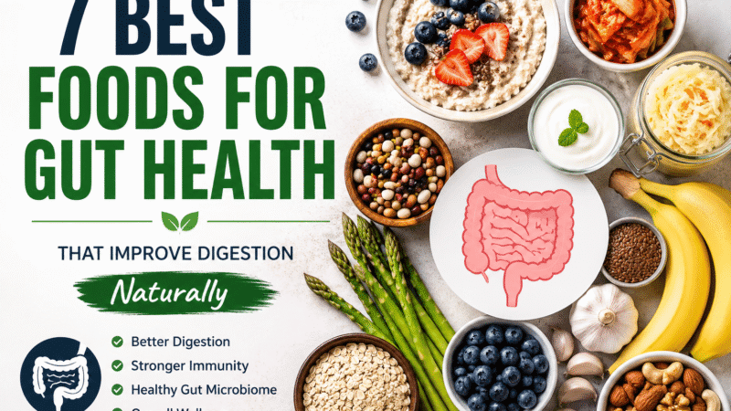 7 Best Foods for Gut Health That Improve Digestion Naturally
