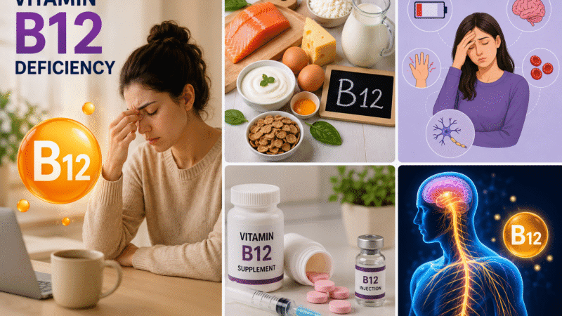 Vitamin B12 Deficiency: Symptoms, Causes & How to Treat It