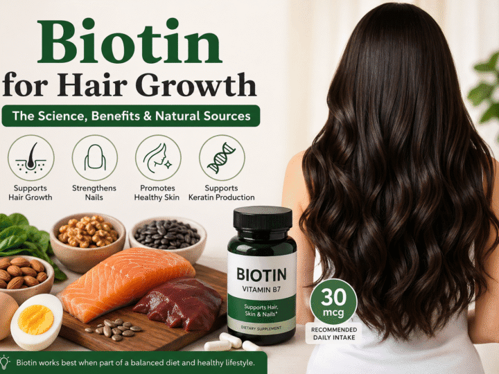 Biotin for Hair Growth: Benefits, Evidence & What Science Says
