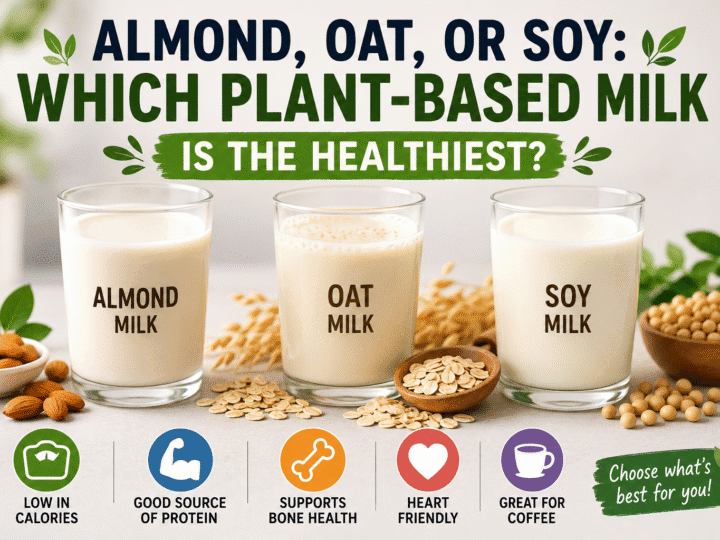 Almond, Oat, or Soy: Which Plant-Based Milk Is the Healthiest?