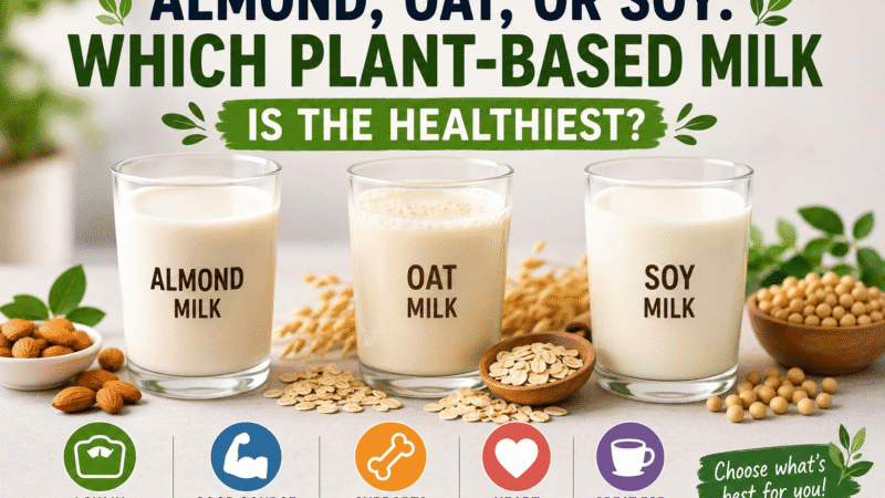 Almond, Oat, or Soy: Which Plant-Based Milk Is the Healthiest?