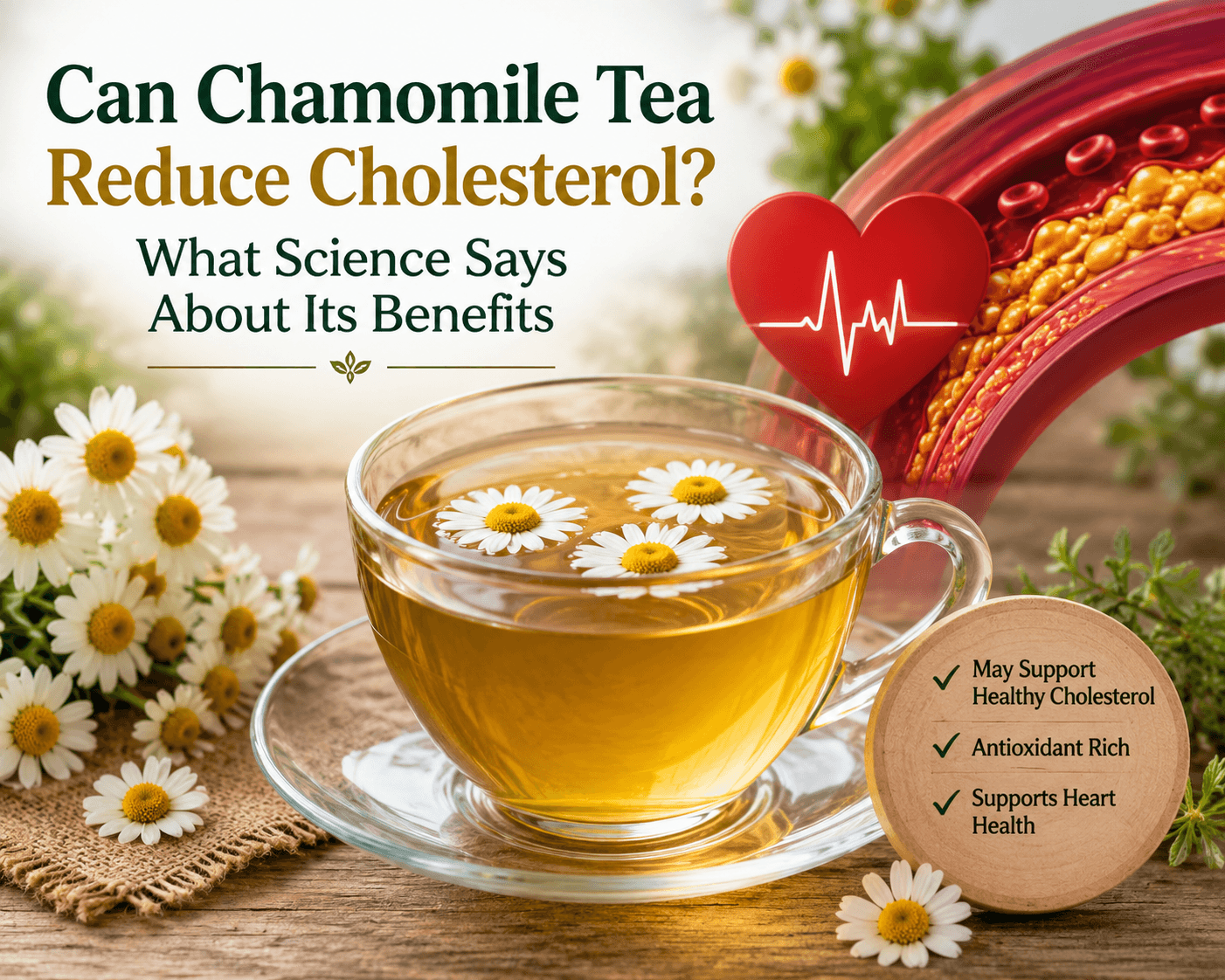 Can Chamomile Tea Reduce Cholesterol? What Science Says About Its Benefits