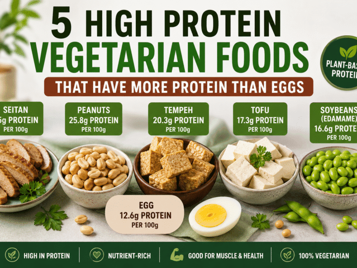 5 Vegetarian Foods That Have More Protein Than Eggs
